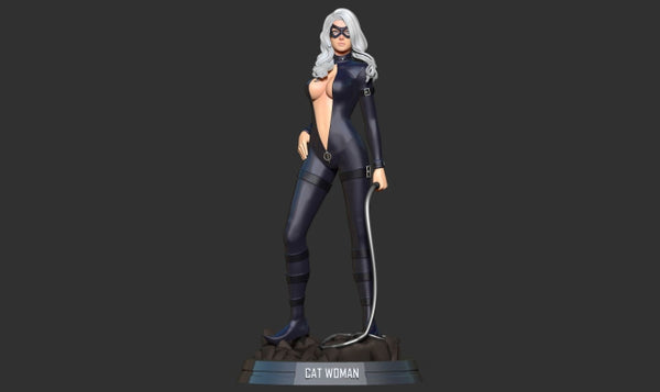 Black Cat Fanart 3D Model Ready to Print