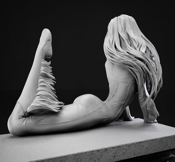 Black Cat Figurines 3D Model Ready to Print