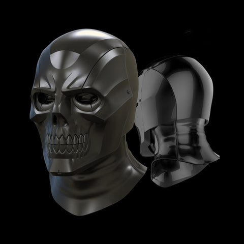 Black Mask Arkham Knight Helmet 3D Model Ready to Print