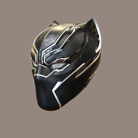 Black Panther Civil War Helmet 3D Model Ready to Print