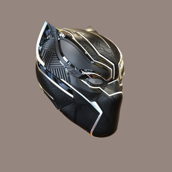Black Panther Civil War Helmet 3D Model Ready to Print