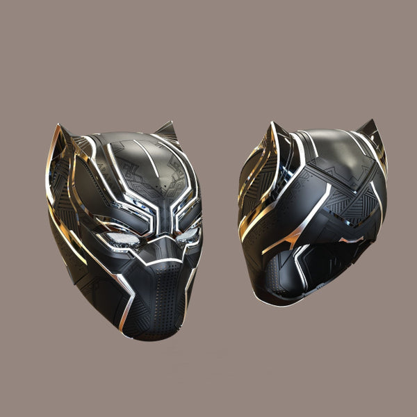 Black Panther Civil War Helmet 3D Model Ready to Print