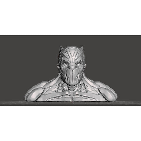 Black Panther Tchalla Bust 3D Model Ready to Print