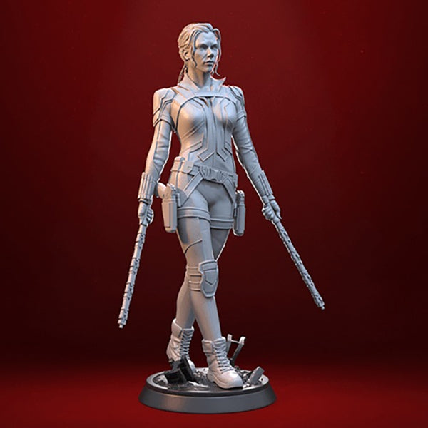 Black Widow 3D Model Ready to Print