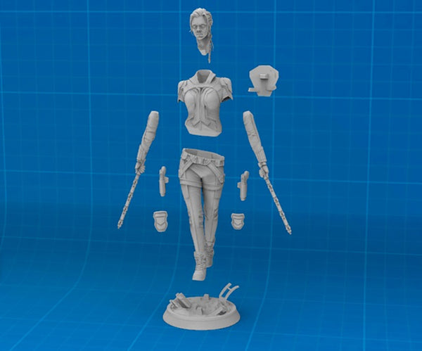 Black Widow 3D Model Ready to Print