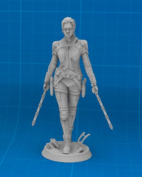 Black Widow 3D Model Ready to Print