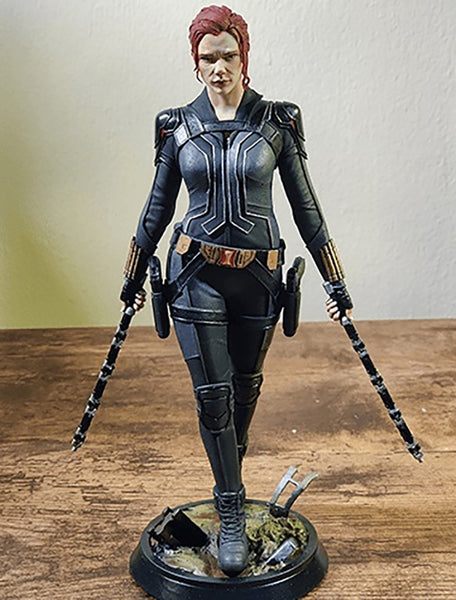 Black Widow 3D Model Ready to Print