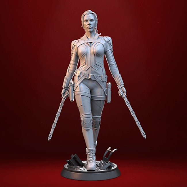 Black Widow 3D Model Ready to Print