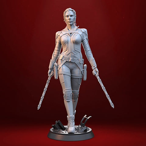 Black Widow 3D Model Ready to Print