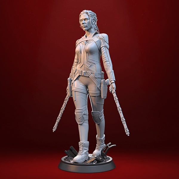 Black Widow 3D Model Ready to Print