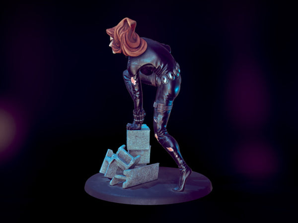 Black Widow 3D Model Ready to Print