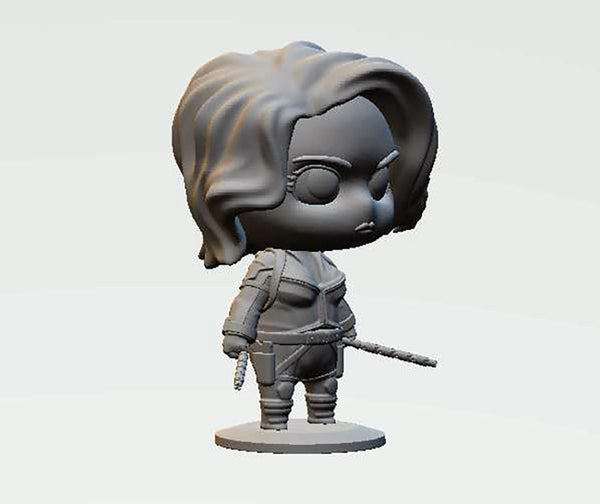 Black Widow 3D Model Ready to Print