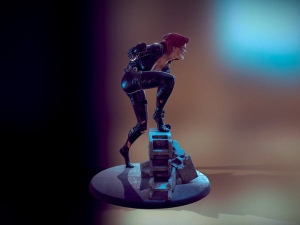 Black Widow 3D Model Ready to Print