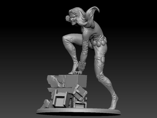 Black Widow 3D Model Ready to Print