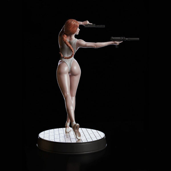Black Widow Dancer 3D Model Ready to Print