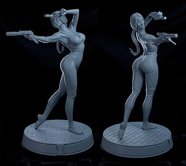 Black Widow Dancer 3D Model Ready to Print