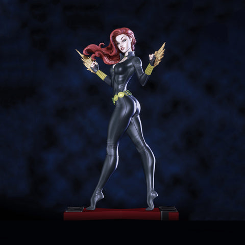 Black Widow Figurines 3D Model Ready to Print