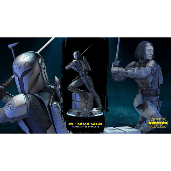 Bo-Katan - Star Wars 3D Model Ready to Print