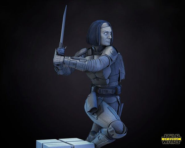 Bo-Katan - Star Wars 3D Model Ready to Print