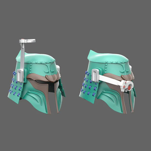 Boba Fett Samurai Helmet 3D Model Ready to Print