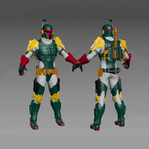 Boba Fett Star Wars Armor STL 3D Print Files