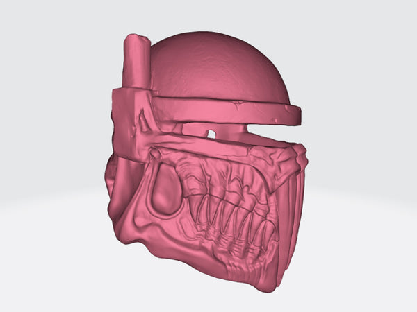Boba Fett Skull Helmet STL 3D Print Files