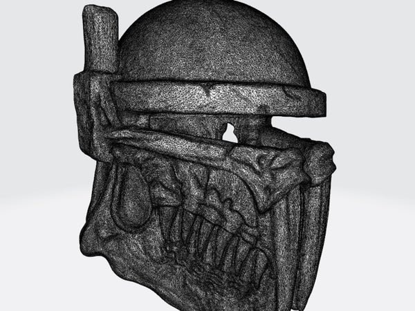 Boba Fett Skull Helmet STL 3D Print Files