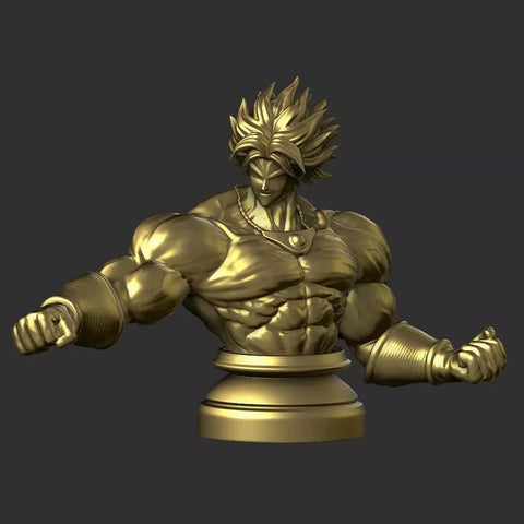 Broly Bust - Dragon Ball FighterZ 3D Model Ready to Print