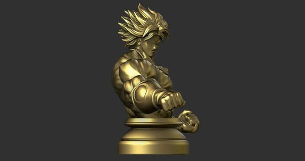 Broly Bust - Dragon Ball FighterZ 3D Model Ready to Print