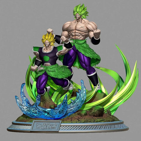 Broly Diorama 3D Model Ready to Print