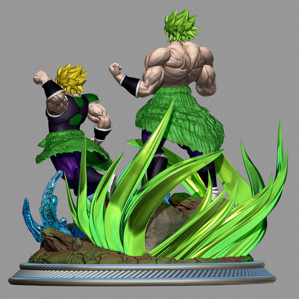 Broly Diorama 3D Model Ready to Print