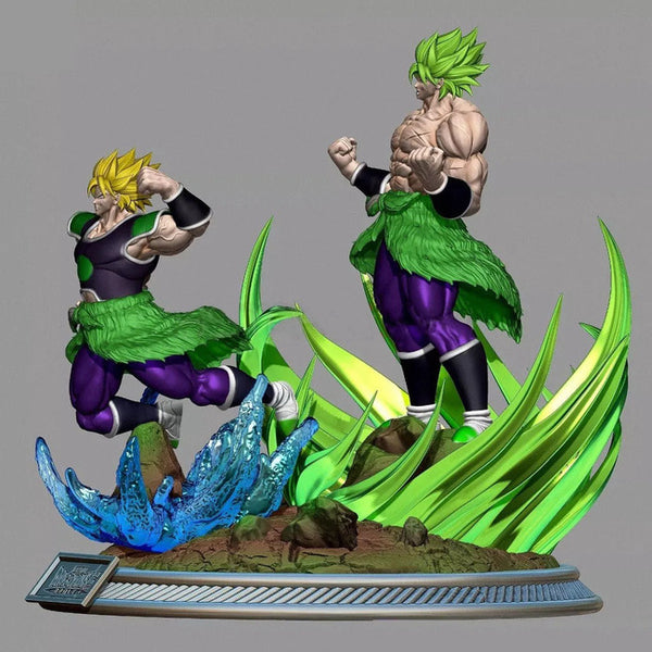 Broly Diorama 3D Model Ready to Print