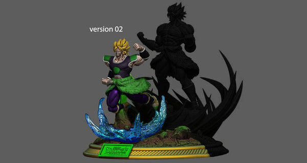 Broly Diorama 3D Model Ready to Print
