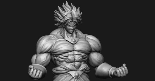 Broly - Dragonball FighterZ 3D Model Ready to Print