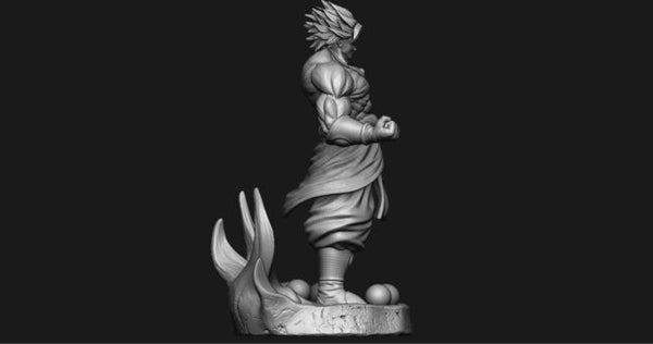 Broly - Dragonball FighterZ 3D Model Ready to Print