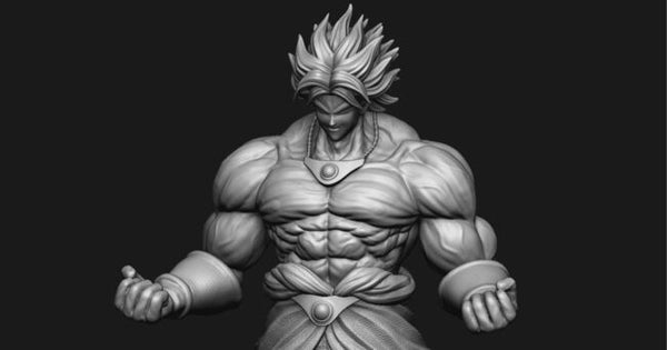 Broly - Dragonball FighterZ 3D Model Ready to Print