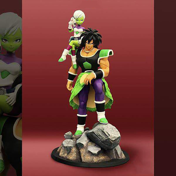Broly and Chirai 3D Model Ready to Print