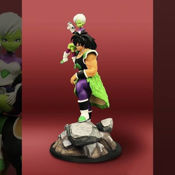 Broly and Chirai 3D Model Ready to Print