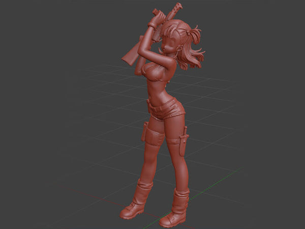 Bulma Dragon Ball 3D Model Ready to Print