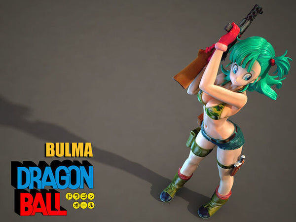 Bulma Dragon Ball 3D Model Ready to Print