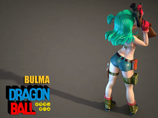 Bulma Dragon Ball 3D Model Ready to Print