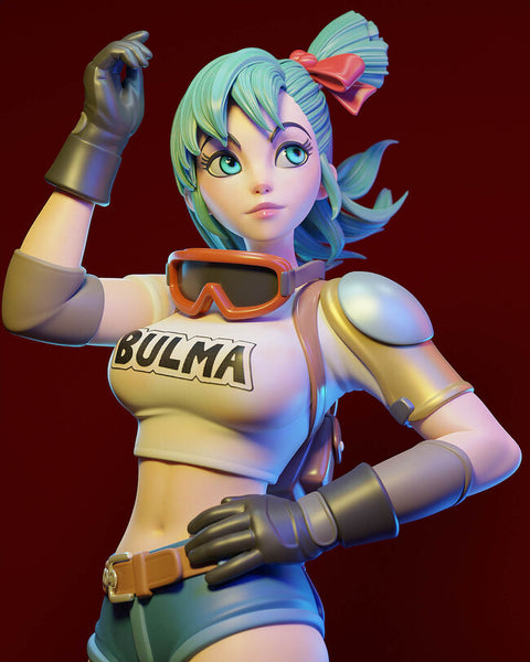 Bulma - Dragon Ball 3D Model Ready to Print