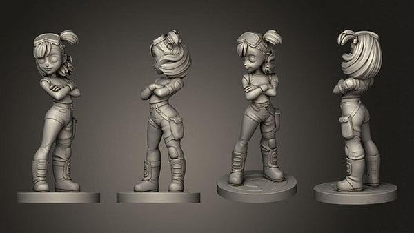 Bulma Dragon Ball Z 3D Model Ready to Print