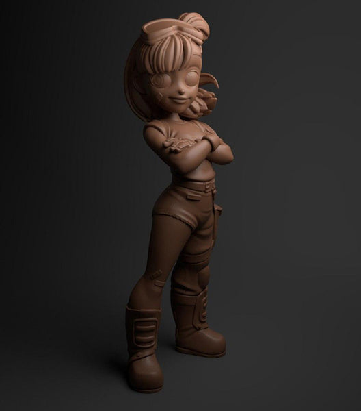 Bulma Dragon Ball Z 3D Model Ready to Print