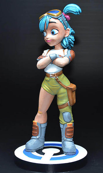 Bulma Dragon Ball Z 3D Model Ready to Print