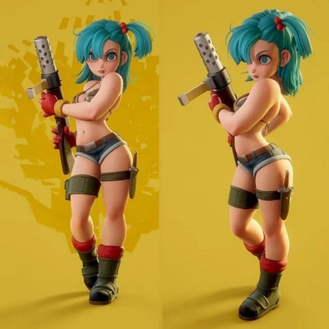 Bulma Figure 3D Model Ready to Print