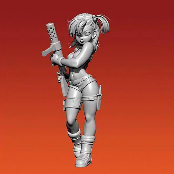 Bulma Figure 3D Model Ready to Print