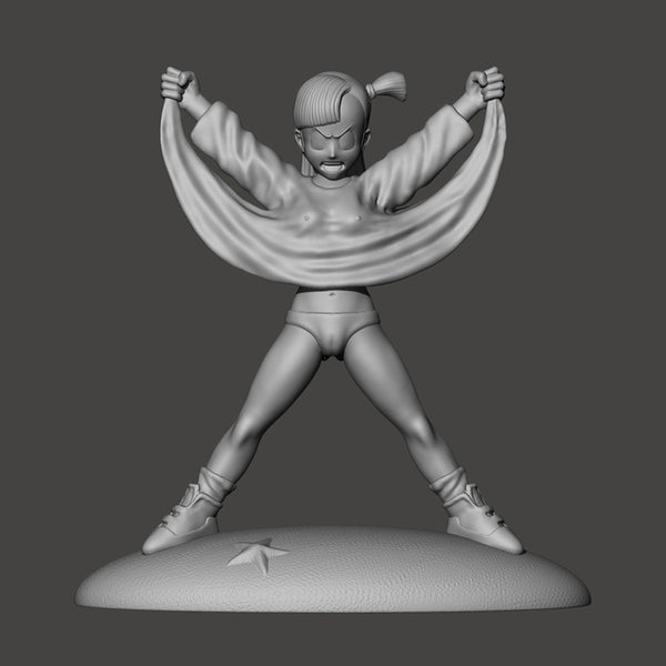 Bulma Flashes Master Roshi 3D Model Ready to Print