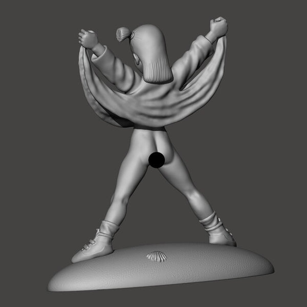 Bulma Flashes Master Roshi 3D Model Ready to Print