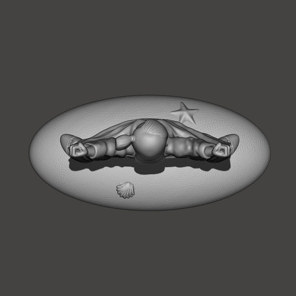 Bulma Flashes Master Roshi 3D Model Ready to Print